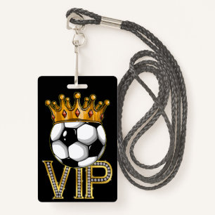 VIP Soccer Lanyard Abzeichen Ausweis