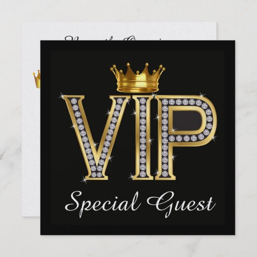 VIP Special Guest 2 - Einladung (Vorne/Hinten)