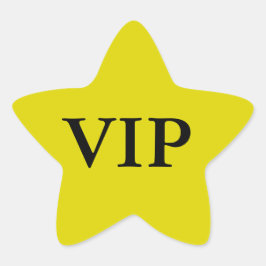 VIP-Star-Aufkleber Stern-Aufkleber