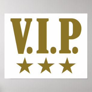 VIP-Sterne Poster