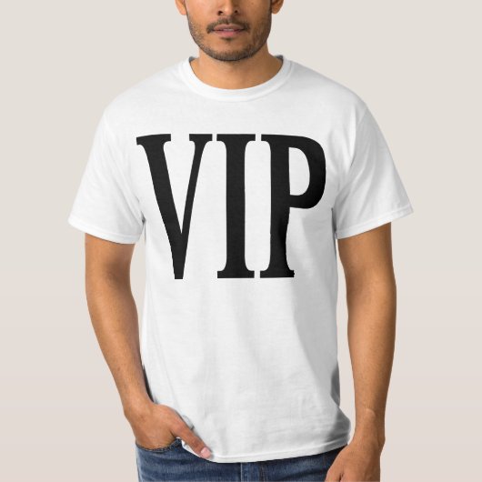 Vip-T-Shirt Licht T-Shirt (Vorderseite)
