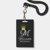 VIP Team Bride Ausweis (Rückseite mit Lanyard)