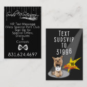 Vip-Text-Verein Visitenkarte (Vorne/Hinten)