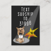 Vip-Text-Verein Visitenkarte (Rückseite)