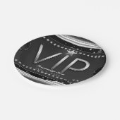 VIP Ticket Custom Party Pappteller (Schrägansicht)