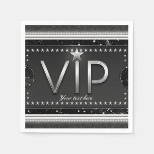 VIP Ticket Custom Party Serviette