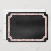 VIP-Ticket für Black & Pink Diamonds Einladung (Rückseite)