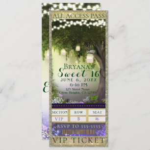 VIP-Ticket für den verzauberten Waldzugang Sweet 1 Einladung