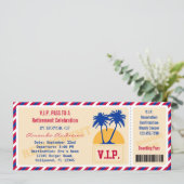VIP Ticketbuchung Party Einladung (Stehend Vorderseite)