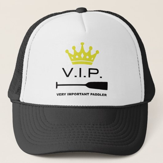 VIP Very Important Paddler Truckerkappe (Vorderseite)
