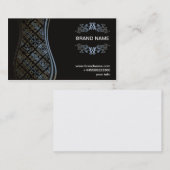 Vip-Visitenkarte-Blau-Gold Visitenkarte (Vorne/Hinten)