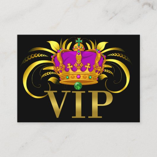 VIP-Visitenkarte/Pass/Einladung Visitenkarte (Vorderseite)