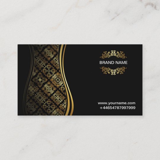 Vip Visitenkarte Schwarz Gold Visitenkarte Zazzle De