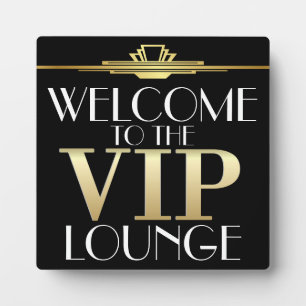VIP Welcome Plaque Fotoplatte