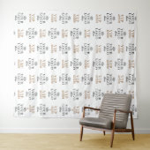 VIP-Zugriff auf Ihr Logo | Schritt und Wiederholun Wandteppich (Beispiel (Horizontal))