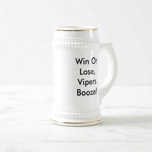 Viper-Bier Stein Bierglas (VorderseiteRechts)
