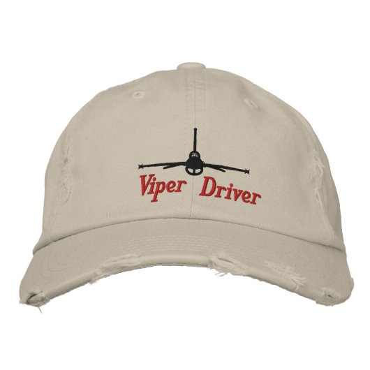 Viper Golf Hat Bestickte Baseballkappe (Vorderseite)