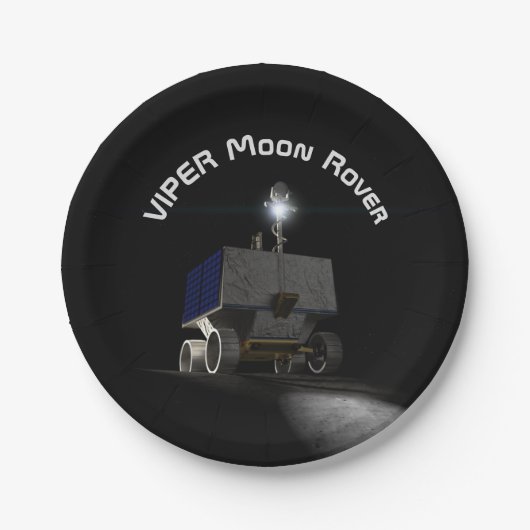 VIPER Moon Rover Pappteller (Vorderseite)