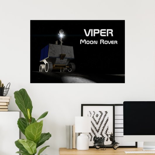 VIPER Moon Rover Poster (Heimbüro)