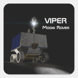 VIPER Moon Rover Quadratischer Aufkleber