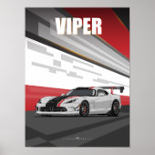 Viper Muscle car Poster (Vorne)