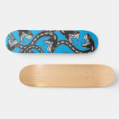 Viper Pit - Blau Skateboard (Horizontal)