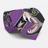 Viper Pit - Lila Krawatte (Gerollt)