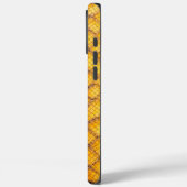 Viper Skin: Fett orange und schwarz Case-Mate iPhone Hülle (Rückseite / Links)