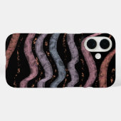Viper Snake Skin Drawing Pattern Soft Pastel Color Case-Mate iPhone Hülle (Rückseite (Horizontal))