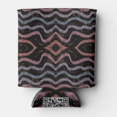 Viper Snake Skin Drawing Pattern Soft Pastel Color Dosenkühler (Vorderseite)