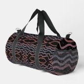Viper Snake Skin Drawing Pattern Soft Pastel Color Duffle Bag (Rechte Ecke)
