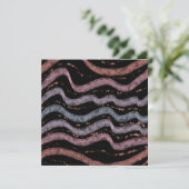 Viper Snake Skin Drawing Pattern Soft Pastel Color Karte (Stehend Vorderseite)