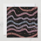 Viper Snake Skin Drawing Pattern Soft Pastel Color Karte (Vorderseite)