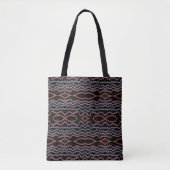 Viper Snake Skin Drawing Pattern Soft Pastel Color Tasche (Vorderseite)