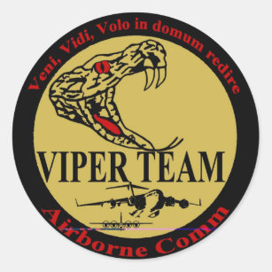 Viper-Team-Flecken-Aufkleber Runder Aufkleber