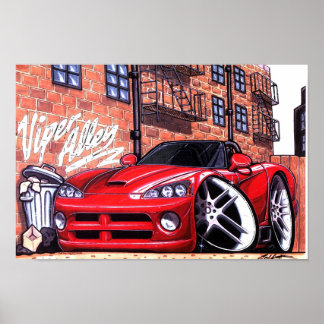 ViperAlley SRT10-Logo Poster