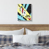 Viperetta Fliegt zum Mond Leinwanddruck (Insitu (Schlafzimmer))