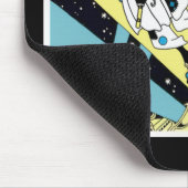 Viperetta Fliegt zum Mond Mousepad (Ecke)