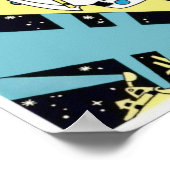 Viperetta Fliegt zum Mond Poster (Ecke)