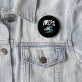 Vipers Fußball-Maskottchen für Jugendmannschaften Button (Beispiel)