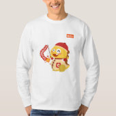 VIPKID chinesisches neues Jahr-langes Hülsen-Shirt T-Shirt (Vorderseite)