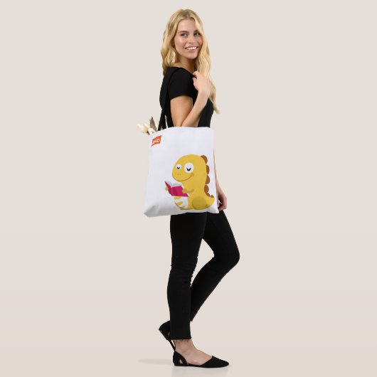 VIPKID Dino LeseTaschen-Tasche Tasche (Am Model)