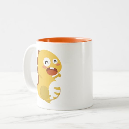 VIPKID glückliche Dino Tasse (Vorderseite Links)