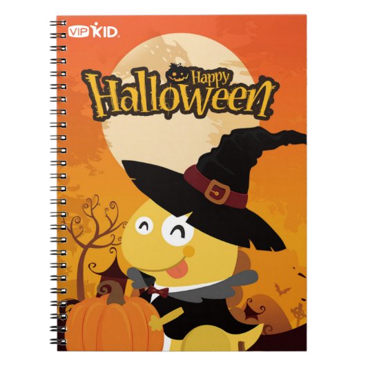 VIPKID Halloween Notizbuch B Notizblock (Vorderseite)