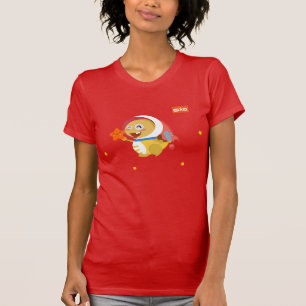 VIPKID kosmischer Dino T - Shirt (orange)