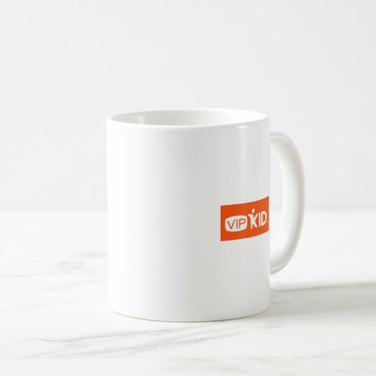 VIPKID Milch-Dino-Tasse Kaffeetasse (VorderseiteRechts)