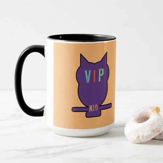 VIPKID OWL CUP & TASSE. TASSE (Mit Donut)