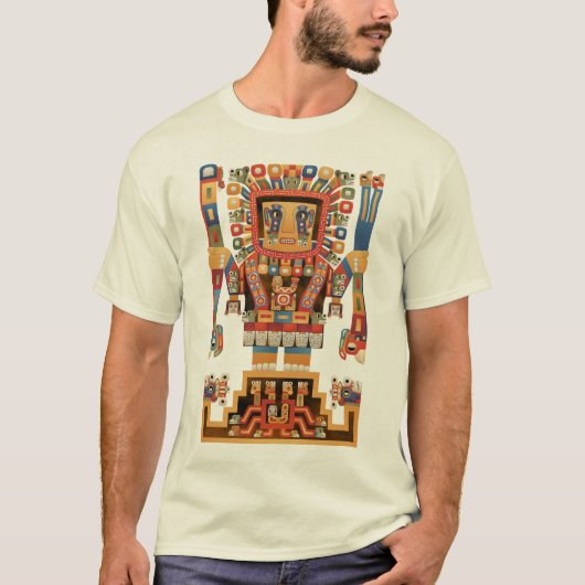 Viracocha des Sun-Tors T-Shirt (Vorderseite)