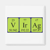 Virág Periodenmagnet Magnet (Vorne)