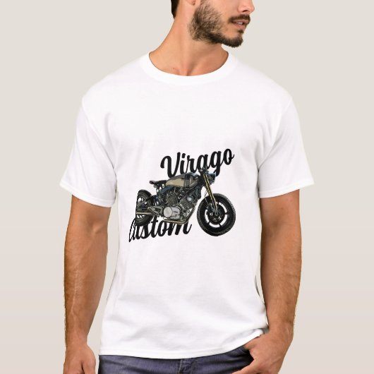 Virago Custom Bike Design T-Shirt (Vorderseite)